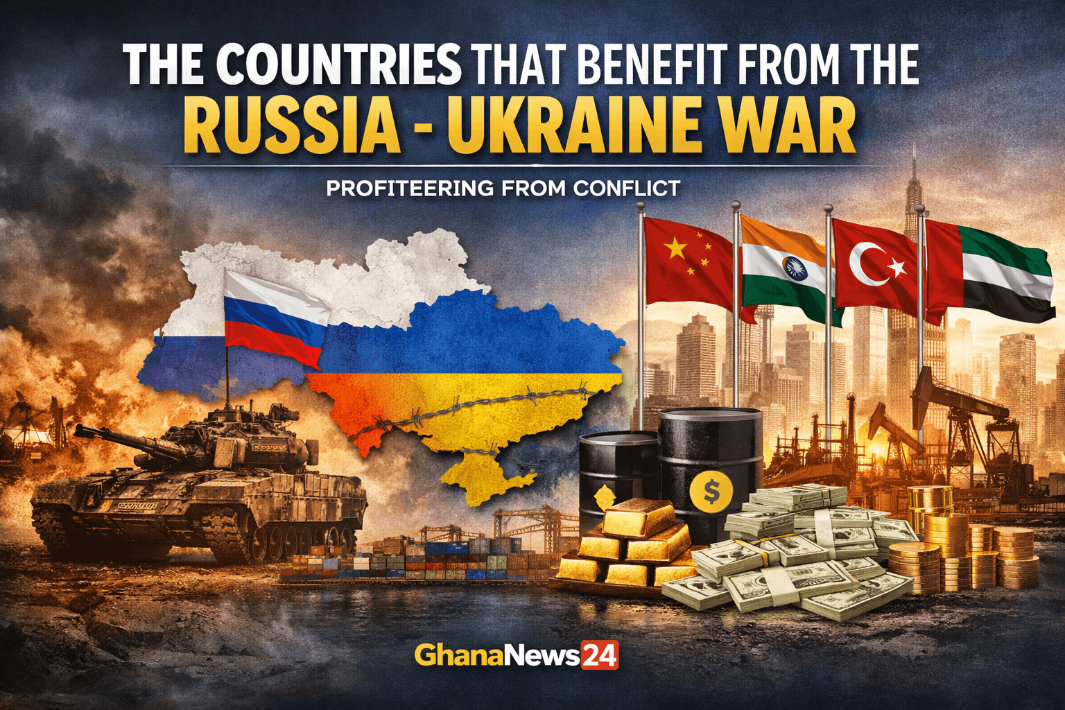 The Hidden Winners of the Russia–Ukraine War: How Global Powers and Economies Are Profiting from Conflict