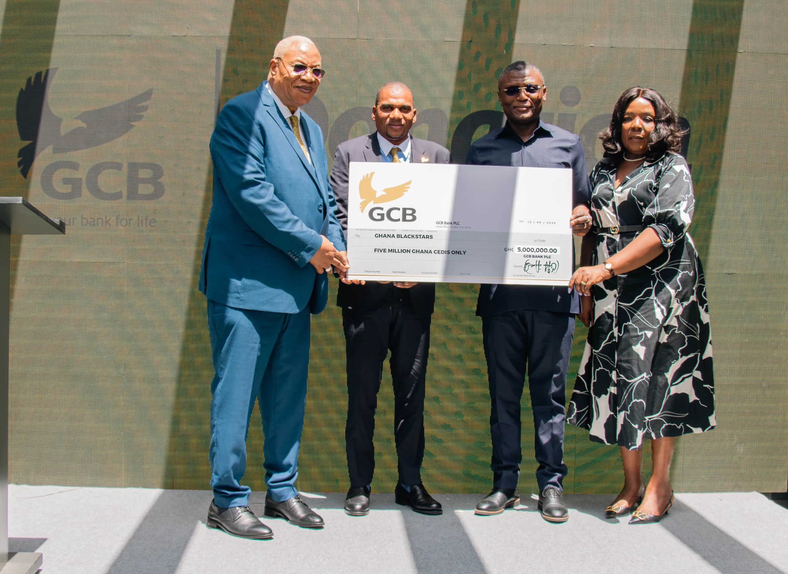 GCB Bank Donates GH¢5 Million to Support Black Stars Ahead of 2026 FIFA World Cup