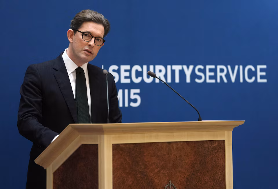 Iran and Russia Step Up Hybrid Attacks on Britain, UK Spy Chief Warns