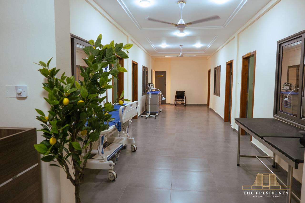Mahama Commissions Christian Tetteh Yohuno Ward Complex at Police Hospital
